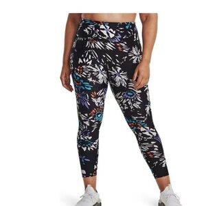 NWT Under Armour - Women's HeatGear No-Slip Waistband Ankle Leggings Size 1X